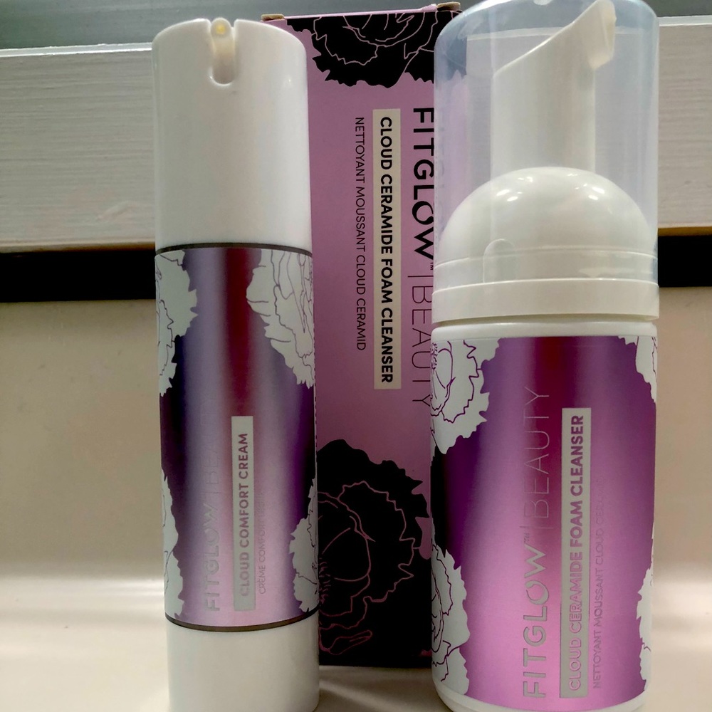 Fitglow Cloud Comfort Cream & Cloud Ceramide Foam Cleanser